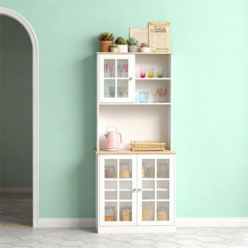 Large Countertop Kitchen Pantry Cabinet