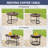 Round Nesting Coffee Table (Set of 2)