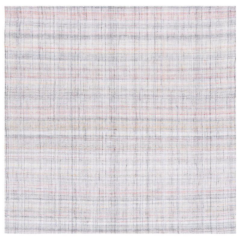 Earheart Hand Woven Performance Chevron Rug, Square 6'
