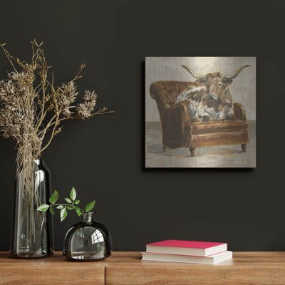 Art mural en métal «Refined Comfort 1» par Ethan Harper
