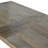 Helvig Mango Square Solid Wood Top with Solid Wood Base Dining Table