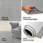 Tapis géométrique gris-452988788