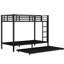 Lit simple TG, lit superposé en métal, finition noire, lit gigogne, structure stable, utilisation silencieuse, option de rangement peu encombrante, installation sécurisée au-dessus de la construction, design, pour dormir-1573220413