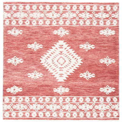 Tapis de couleur sud-ouest en laine / coton touffeté à la main