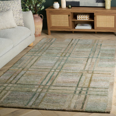 Tapis d'intérieur écossais touffeté à la main Genres