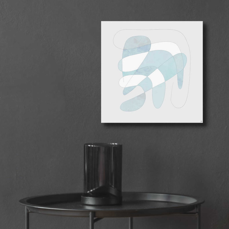 «Light Line N Fill 2» par Line and Brush - impression non encadrée, H 12 po x l 12 po x P 0,13 po