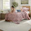 Ensemble de literie en polyester durable, style floral bohème, conception simple