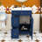 Compact 24-Inch Bathroom Vanity Cabinet with Ceramic Sink-2024906829-2024906827