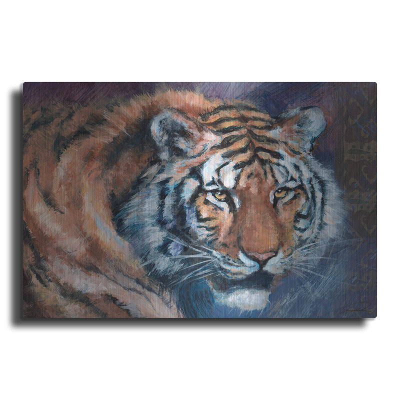 «Tiger Tales» par Robert Campbell, H 12 po x l 16 po