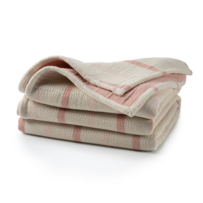 Lowen Rose Quartz Stripe Blanket