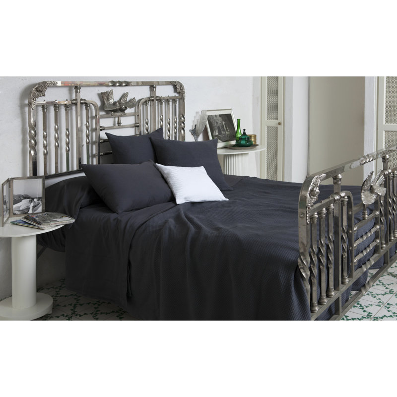Olivia Coverlet, King Coverlet, Charcoal