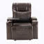 Fauteuil inclinable Power Motion avec port de charge USB et rangement à bras cachés 2 porte-gobelets pratiques-382753139