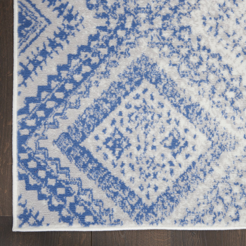Geometric Indoor Rug, Rectangle 4' x 6'