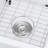 White Quartz Undermount Sink - 18" Length X 16" Width Heat & Functional Design With Strainer 18"X16" Scratch Material Comes With Bottom Grid And For Longevity