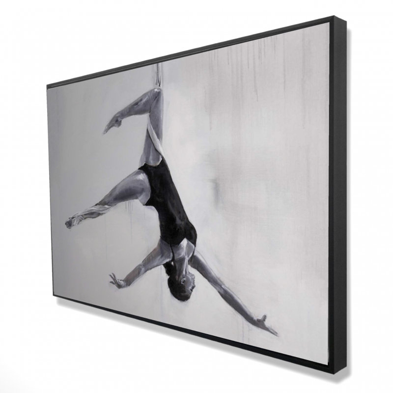 "Danseuse sur soie aérienne" sur toile