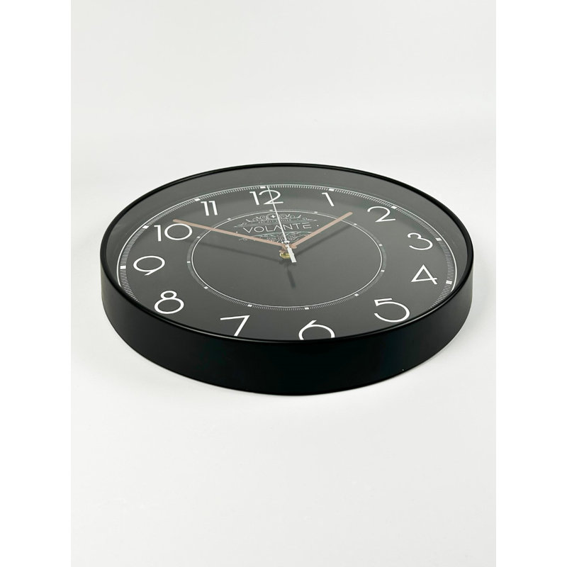 Horloge murale Kulreet, Noir/bronze
