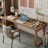 Brown Rectangular Solid Wood Desks-108331620