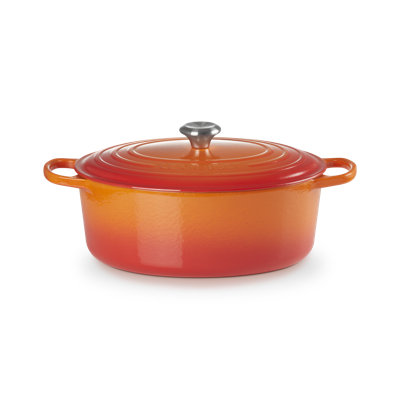 Le Creuset Enameled Cast Iron Oval Dutch Oven with Lid