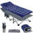 Folding Camping Cots with Thicker Mattress and Carry Bag for Adults 880lbs, Heavy Duty 28" Wide