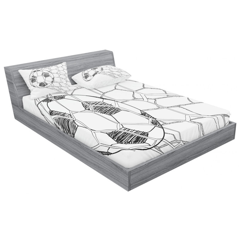 Microfiber Sheet Set, Full Sheet Set with Fitted Sheet