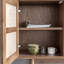 Armoire de rangement en rotin entièrement en bois massif-103238695
