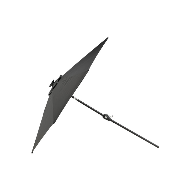 Emerie 241cm Lighted Parasol, Black