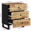 Atalaya 55cm W Metal Bedside Table
