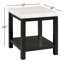 Table de bout avec tablette de rangement Benniton