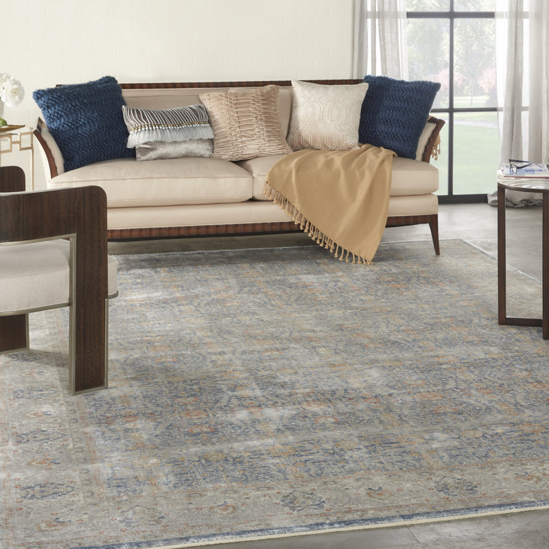 Floral Indoor Rug, Rectangle 9'10" x 12'6"