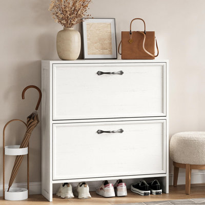 8 Pair Flip Down Shoe Storage