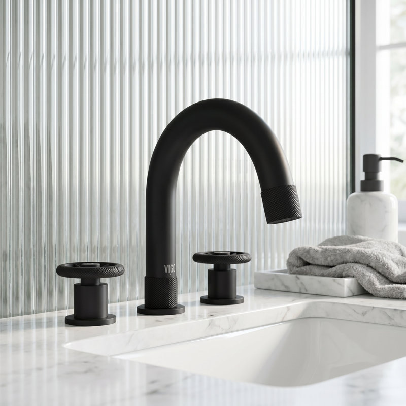 Robinet pour salle de bain Wythe, Noir mat