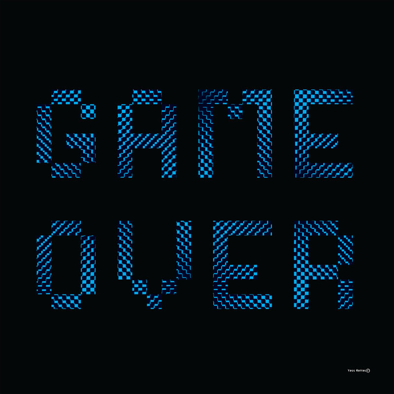 Game Over, 20" H x 20" W