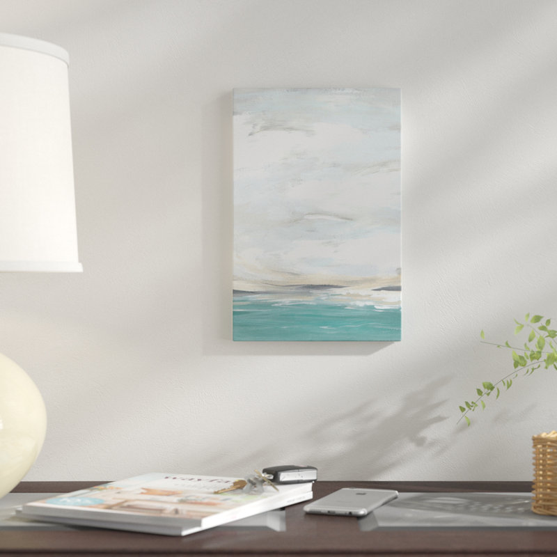 «Seafoam Vista II», reproduction sur toile, H 60 po x l 40po x P 1,5 po, Pas de tapis, Toile tendue