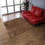 TAPIS EN POLYESTER ÉCOLOGIQUE TUFFÉ À LA MAIN - Couleur beige | Conception solide