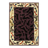 Hand Woven Cotton and Wool Geometric Area Rug