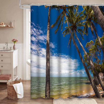 Palmiers South Beach, Queensland, Australie, architecture bleue avec 12 crochets