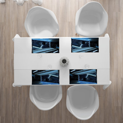 Polyester Abstract Rectangle Placemat