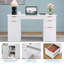Bureau cannelé moderne avec rangement Ato-847477641