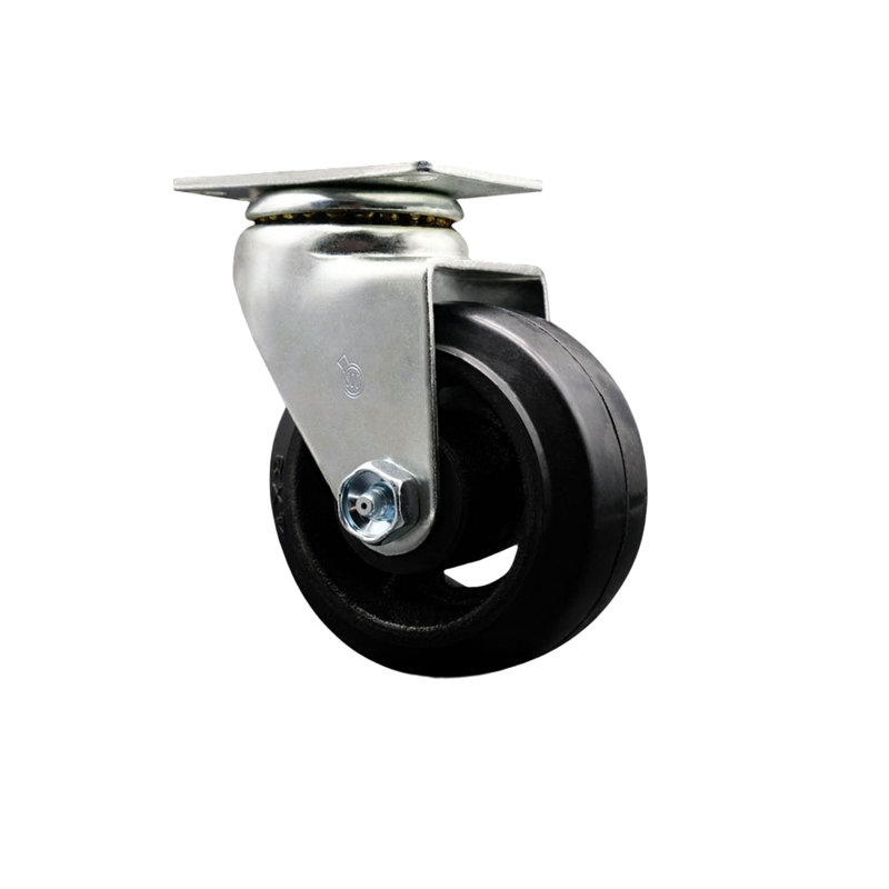 Rubber on Cast Iron Caster