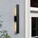 Anabrenda Black 2 - Bulb Integrated LED Outdoor Armed Sconce