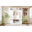 Versatile 3-in-1 Hall Tree with 6 Hooks, Farmhouse Walnut Storage Bench with Adjustable Shelves, 55"W Entryway Coat Rack with Multiple Storage Space-1419567377
