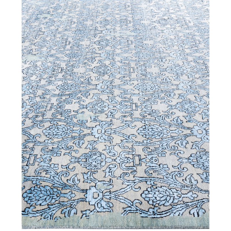 Overdyed One-of-a-Kind 8' 2" X 10' 3" Hand Knotted Area Rug