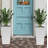 Indoor/Outdoor Modern Faux Rattan Design Square Planter-602067936-602067949