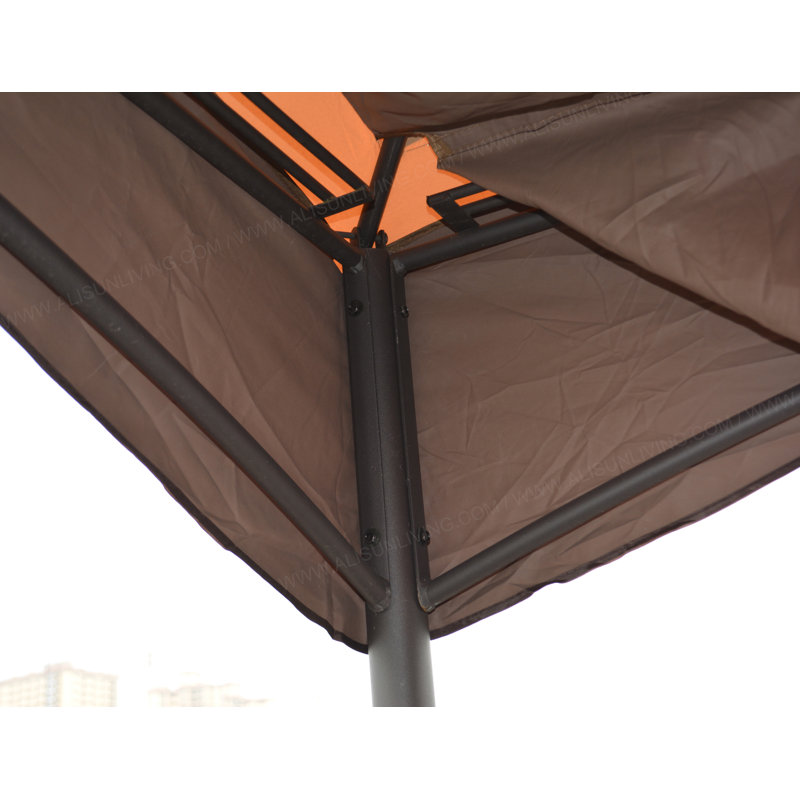 Auvent de remplacement pour abri de jardin, Brun