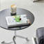 Table d'appoint en métal 15,55 po H