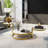 Desdee Glass Top Single Coffee Table