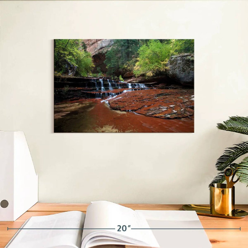 Alvord Zion Plateau The Subway Waterfall, H 8 po x l 12 po