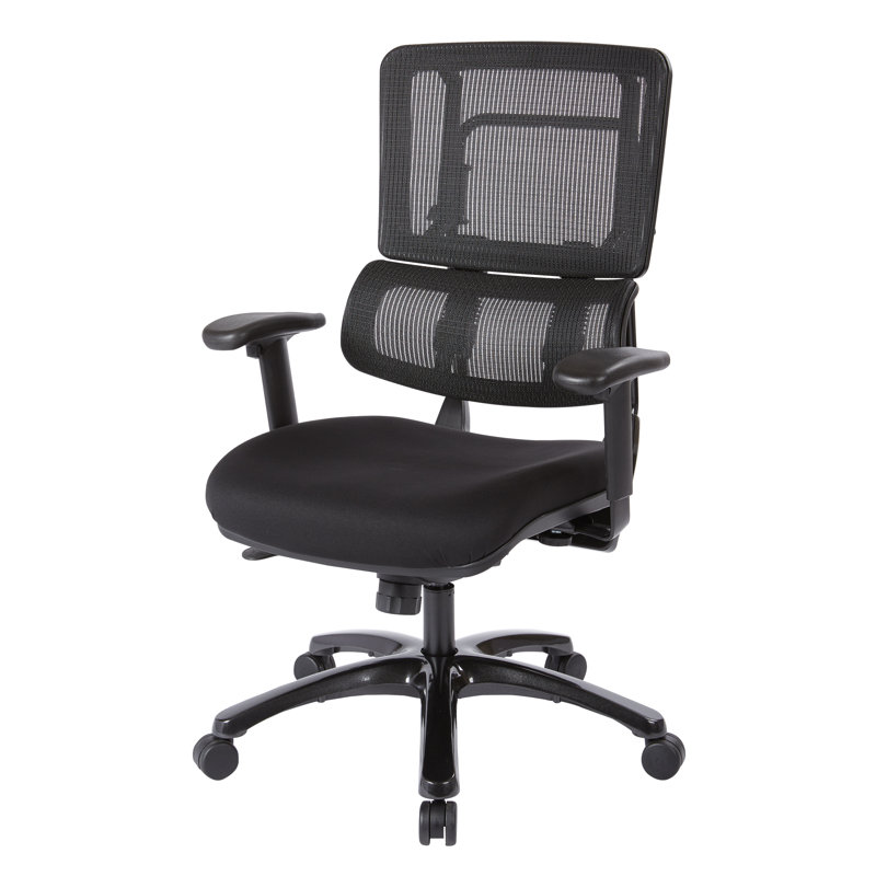 Pro-Line II Polyester Blend Task Chair, Black, Black
