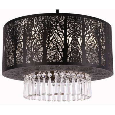 Whisper 3 - Light Dimmable Drum Chandelier