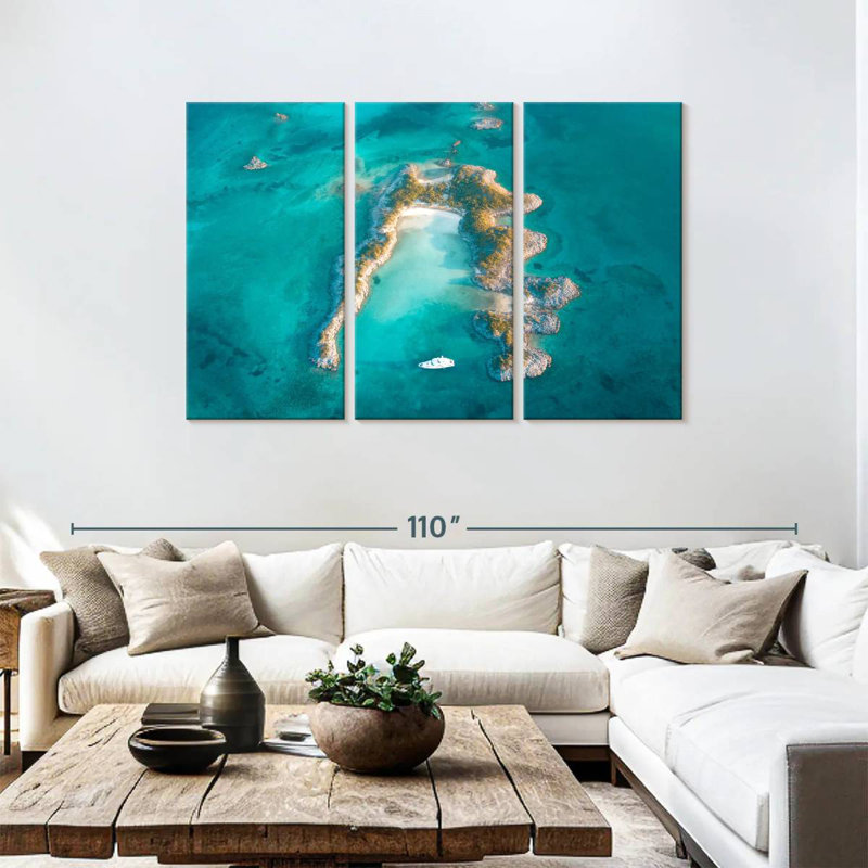 Gillard Bahamas Island Yacht, H 48 po x l 74 po